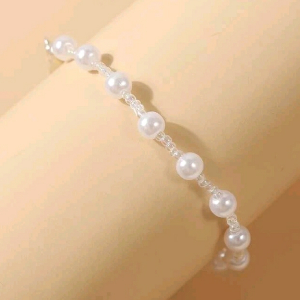 2/$29 Faux Pearl Beaded Bracelet - Picture 3 of 4
